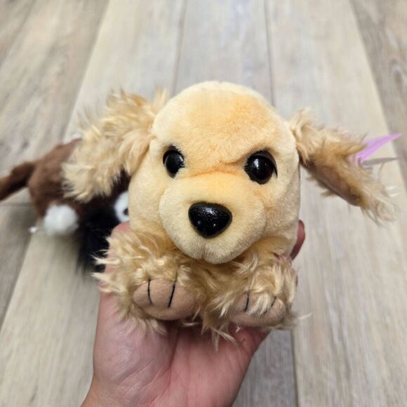 9 Puffkins Vintage plush stuffed animals dogs,deer, Kuala,  beaver, zebra, puffi - Picture 14 of 15